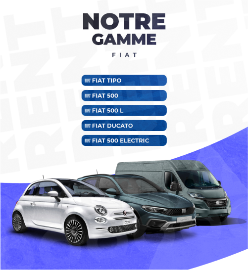 notre gamme fiat