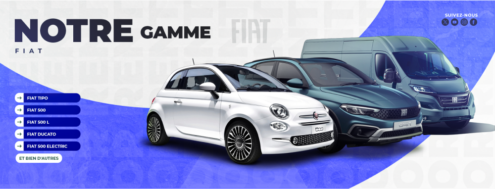 notre gamme fiat