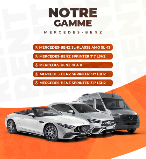 notre gamme mercedes benz