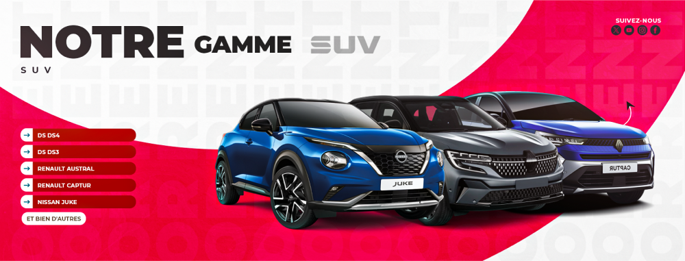 notre gamme suv